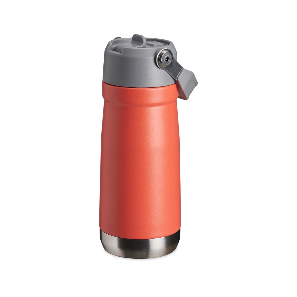 Garrafa Térmica 550ml Personalizada Mod.2 Laranja | Personalizado com Logo | Personizi