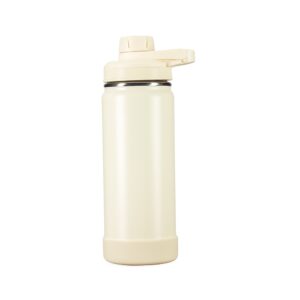 Garrafa Térmica 550ml Personalizada Mod.3 Creme | Personalizado com Logo | Personizi