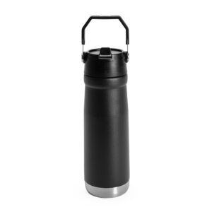 Garrafa Térmica 630ml Personalizada Preto | Personalizado com Logo | Personizi