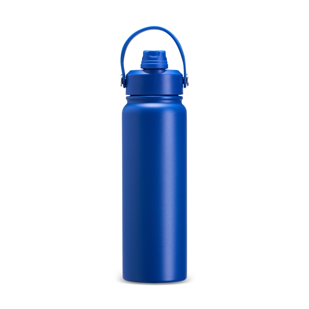Garrafa Térmica 800ml Personalizada Mod.3 Azul | Personalizado com Logo | Personizi