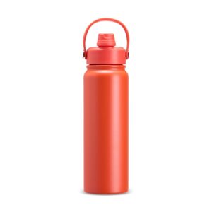 Garrafa Térmica 800ml Personalizada Mod.3 Laranja | Personalizado com Logo | Personizi