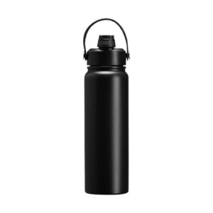 Garrafa Térmica 800ml Personalizada Mod.3 Preto | Personalizado com Logo | Personizi