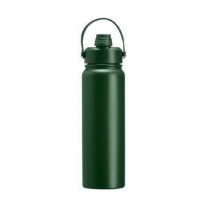 Garrafa Térmica 800ml Personalizada Mod.3 Verde | Personalizado com Logo | Personizi