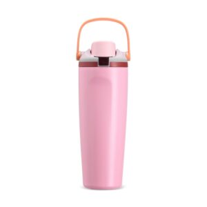 Garrafa Térmica 850ml Personalizada Mod.3 Rosa | Personalizado com Logo | Personizi