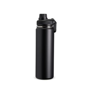 Garrafa Térmica Inox 750ml Personalizada Mod.2 Preto | Personalizado com Logo | Personizi