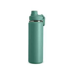 Garrafa Térmica Inox 750ml Personalizada Mod.2 Verde | Personalizado com Logo | Personizi