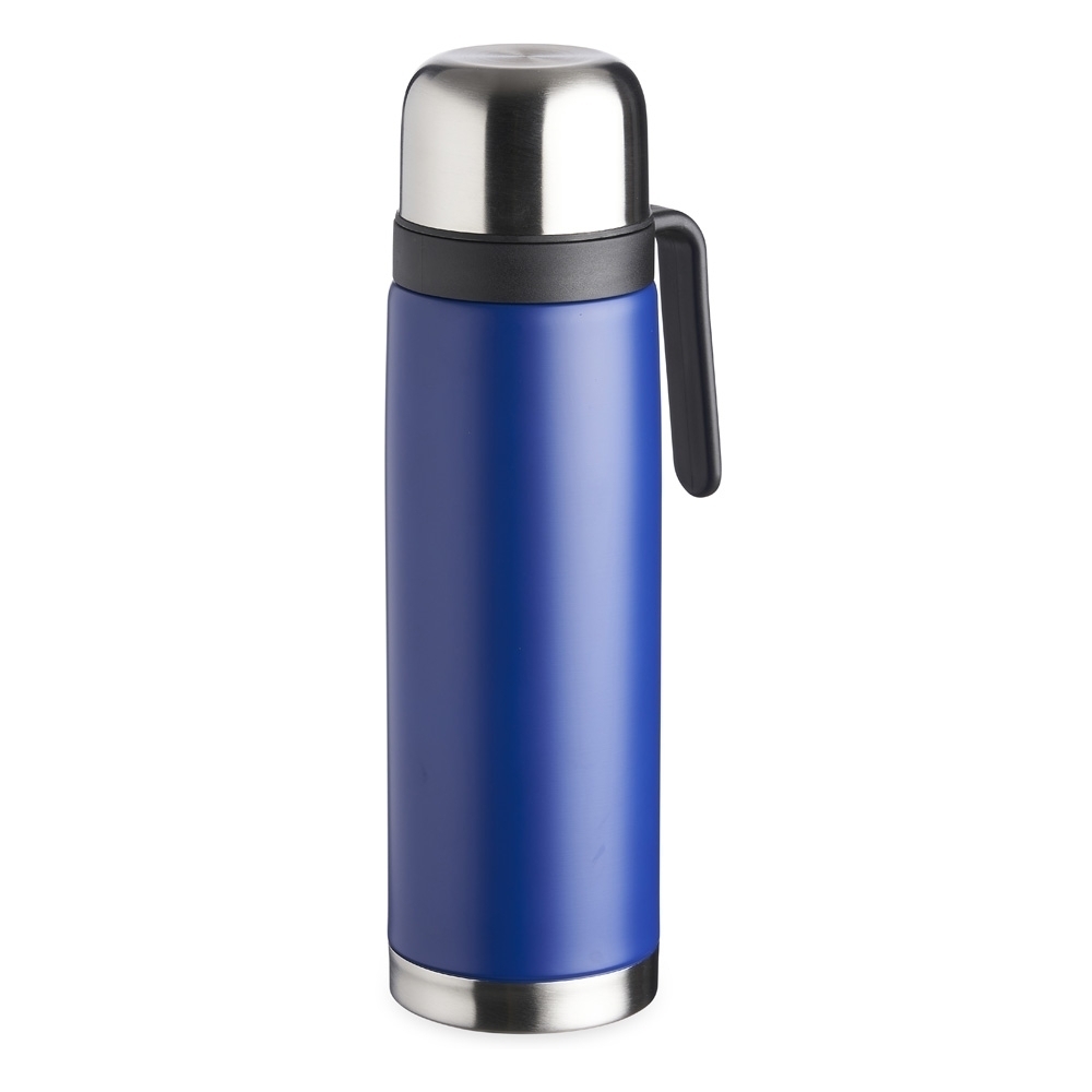 Garrafa Térmica 900ml Inox Personalizada Azul | Personalizado com Logo | Personizi