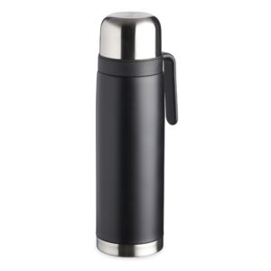 Garrafa Térmica 900ml Inox Personalizada Preto | Personalizado com Logo | Personizi