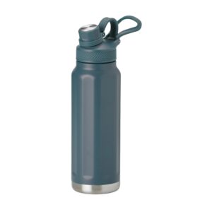 Garrafa Térmica 950ml Personalizada Cinza Escuro | Personalizado com Logo | Personizi