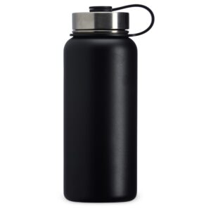Garrafa Térmica Inox 950ml Personalizada Preto | Personalizado com Logo | Personizi