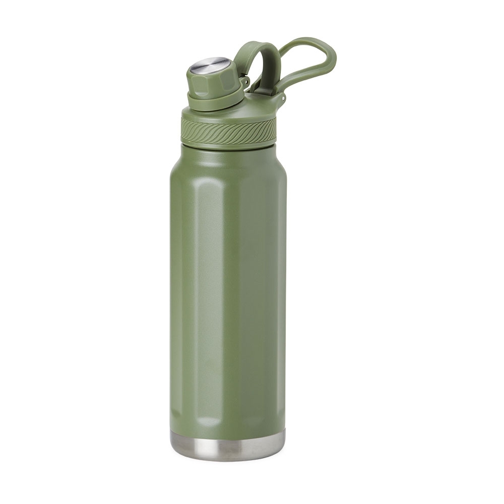 Garrafa Térmica 950ml Personalizada Verde | Personalizado com Logo | Personizi