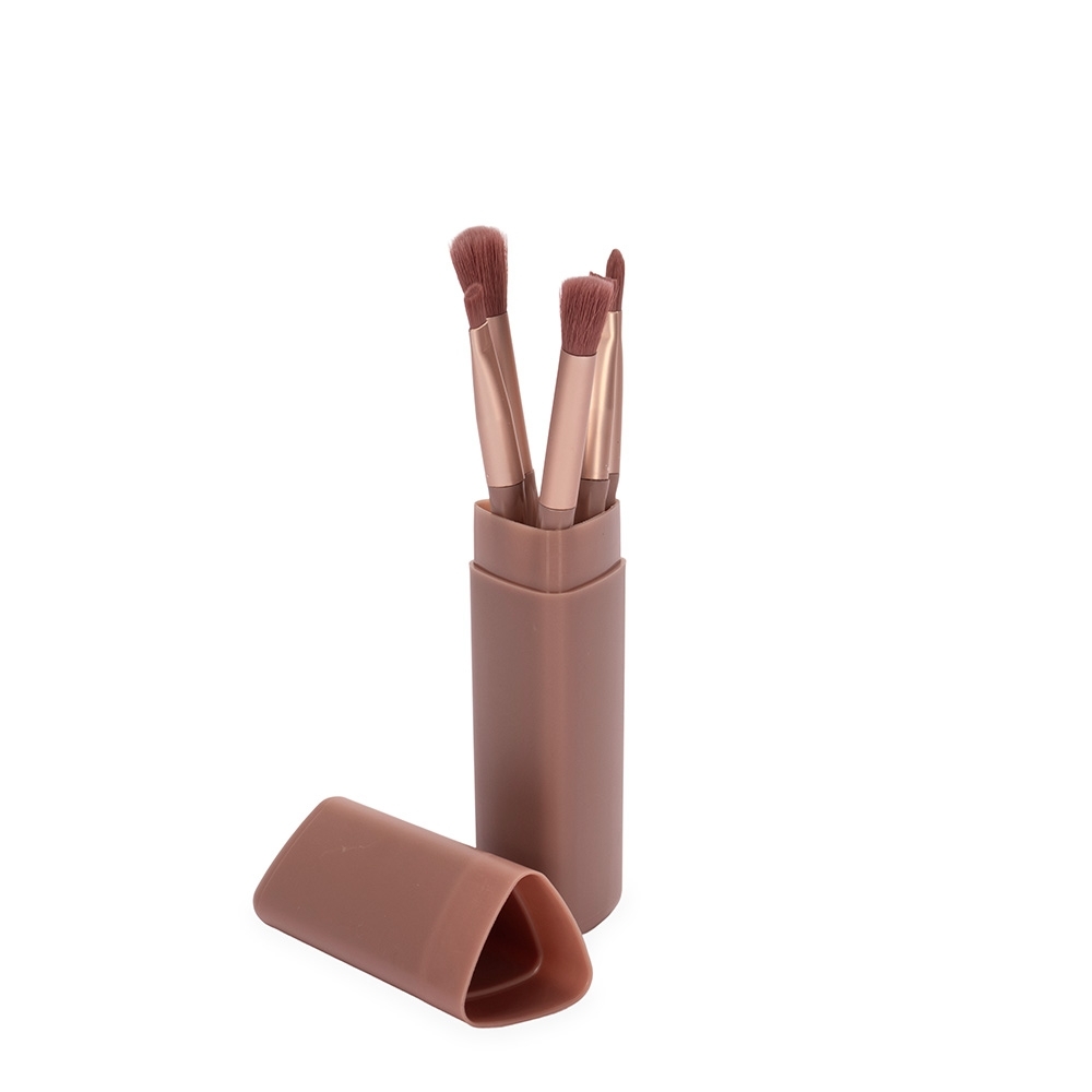 Kit Pincel 5 Peças Personalizado Mod.3 Marrom | Personalizado com Logo | Personizi