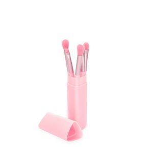 Kit Pincel 5 Peças Personalizado Mod.3 Rosa | Personalizado com Logo | Personizi