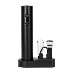 Kit Vinho 5 Peças 14x5cm Personalizado Preto | Personalizado com Logo | Personizi