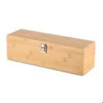 Kit Vinho Bambu 4 Peças 36x11cm Personalizado | Personalizado com Logo | Personizi