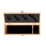 Kit Vinho Bambu 4 Peças 36x11cm Personalizado | Personalizado com Logo | Personizi