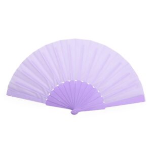 Leque de Plástico 42x23cm Personalizado Roxo | Personalizado com Logo | Personizi
