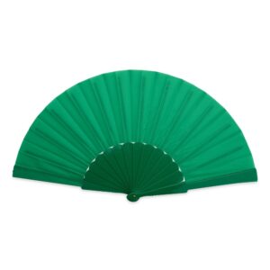 Leque de Plástico 42x23cm Personalizado Verde Escuro | Personalizado com Logo | Personizi
