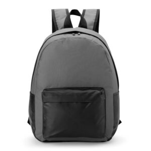 Mochila Nylon 23L Personalizada Cinza | Personalizado com Logo | Personizi