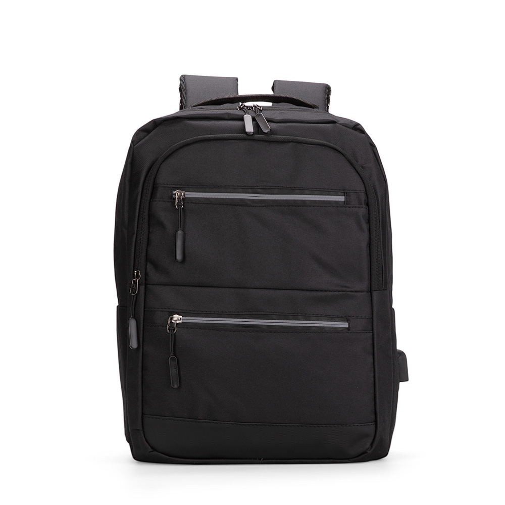 Mochila Oxford 18L Personalizada Mod.2 Preto | Personalizado com Logo | Personizi