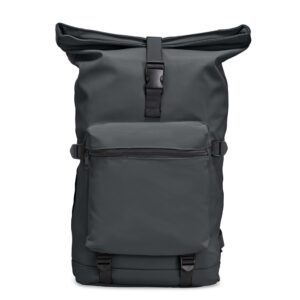 Mochila de Couro Sintético 41L Personalizada Preto | Personalizado com Logo | Personizi