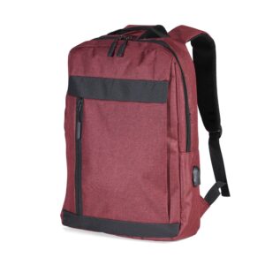 Mochila de Nylon USB 19L Personalizada | Personalizado com Logo | Personizi