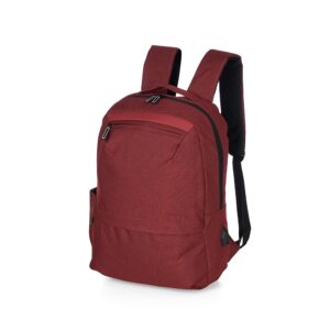 Mochila de Nylon USB 21L Personalizada Mod.2 Vermelho | Personalizado com Logo | Personizi