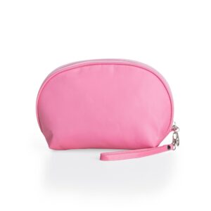 Nécessaire Nylon Impermeável 13x22cm Personalizado Rosa Claro | Personalizado com Logo | Personizi