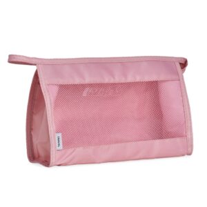 Nécessaire Organizadora de Poliéster 24x14cm Personalizado Rosa | Personalizado com Logo | Personizi
