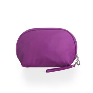 Nécessaire Nylon Impermeável 13x22cm Personalizado Roxo | Personalizado com Logo | Personizi
