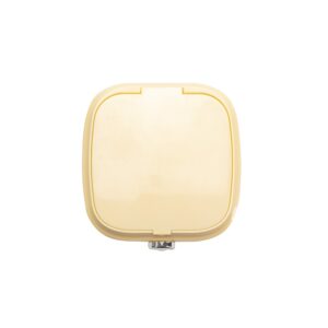 Porta-Joias com Espelho 11x10cm Personalizado Amarelo | Personalizado com Logo | Personizi