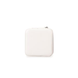 Porta-Joias com Espelho 10x10cm Personalizado Branco | Personalizado com Logo | Personizi