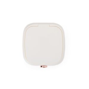 Porta-Joias com Espelho 11x10cm Personalizado Branco | Personalizado com Logo | Personizi