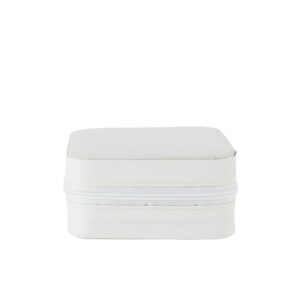 Porta-Joias com Espelho 10x10cm Personalizado Mod.3 Branco | Personalizado com Logo | Personizi