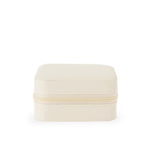 Porta-Joias com Espelho 10x10cm Personalizado Mod.3 Creme | Personalizado com Logo | Personizi
