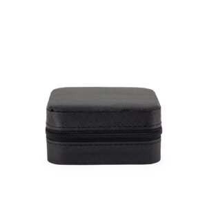 Porta-Joias com Espelho 10x10cm Personalizado Mod.3 Preto | Personalizado com Logo | Personizi