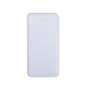 Power Bank 10.000MAH com Indicador LED Personalizado Mod.2 Branco | Personalizado com Logo | Personizi