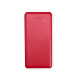 Power Bank 10.000MAH com Indicador LED Personalizado Mod.2 Vermelho | Personalizado com Logo | Personizi