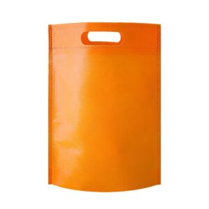 Sacola de TNT sem Alça Personalizada Laranja | Personalizado com Logo | Personizi