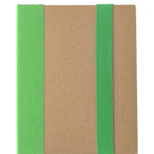 Bloco de Anotação com Autoadesivos e Caneta 18x14cm Personalizada Verde | Personalizado com Logo | Personizi