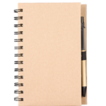 Caderno Ecológico com Autoadesivos e Caneta 18x13cm Personalizada | Personalizado com Logo | Personizi