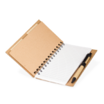 Caderno Ecológico com Autoadesivos e Caneta 18x13cm Personalizada | Personalizado com Logo | Personizi
