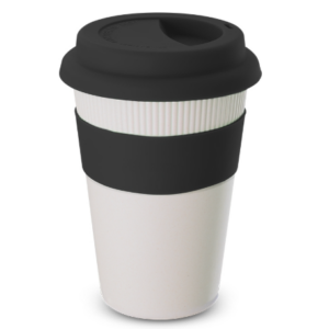 Copo Fibra de Bambu 450ml Personalizado Preto | Personalizado com Logo | Personizi