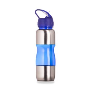 Squeeze Alumínio 600ml Personalizada Mod.2 Azul | Personalizado com Logo | Personizi
