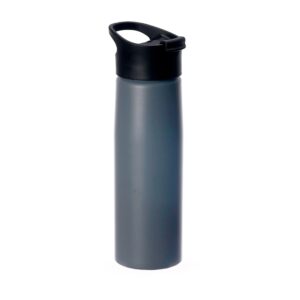 Squeeze Alumínio 750ml Personalizada Cinza | Personalizado com Logo | Personizi