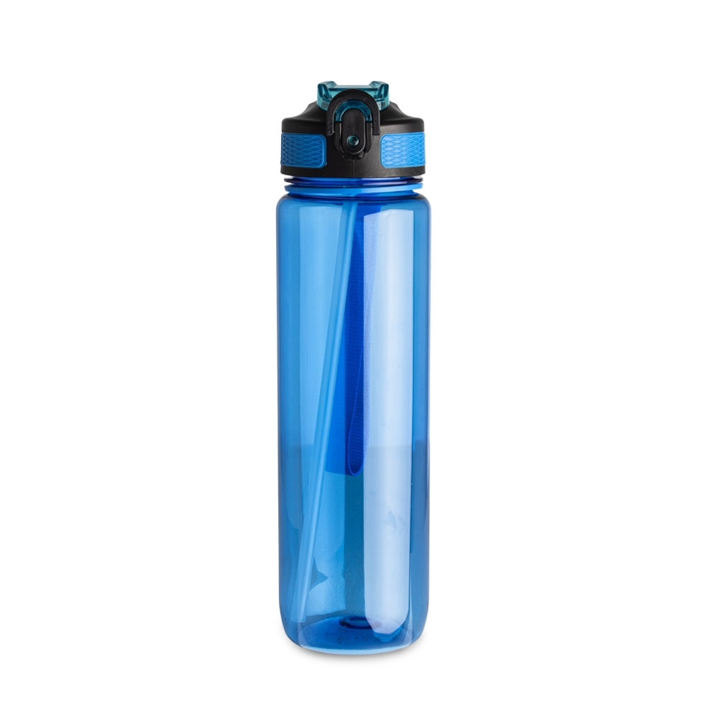 Squeeze Plástico 1LITRO Personalizada Azul | Personalizado com Logo | Personizi