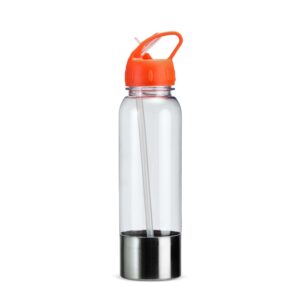 Squeeze Plástico 750ml Personalizada Mod.2 Laranja | Personalizado com Logo | Personizi