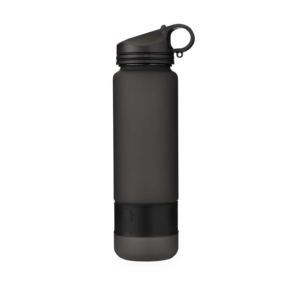 Squeeze Plástico 900ml Personalizada Preto | Personalizado com Logo | Personizi