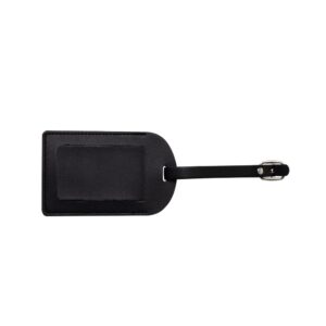 Tag Identificador de Bagagem Personalizado Preto | Personalizado com Logo | Personizi
