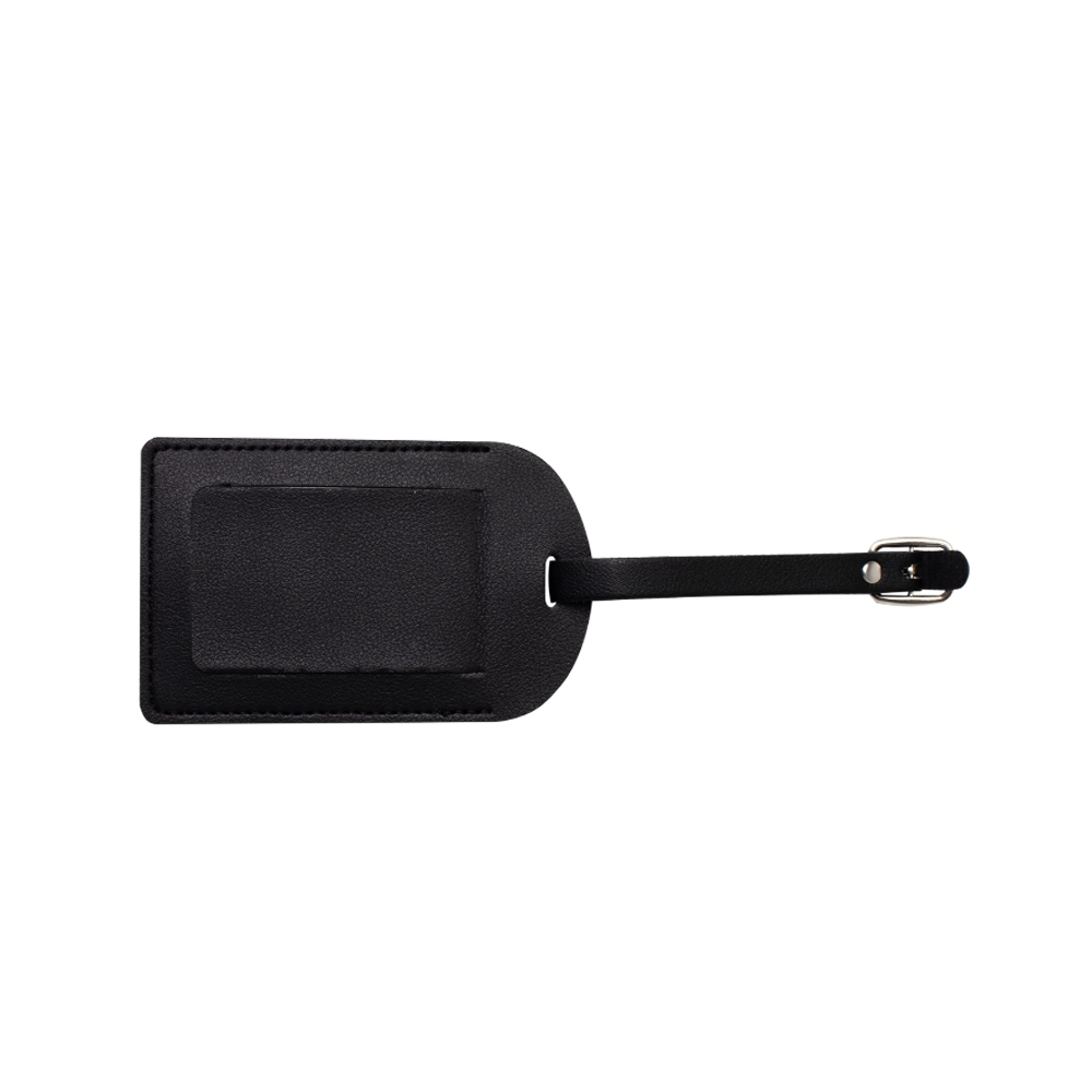 Tag Identificador de Bagagem Personalizado Preto | Personalizado com Logo | Personizi